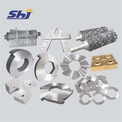 Lame per macchine per il riciclaggio dei metalli